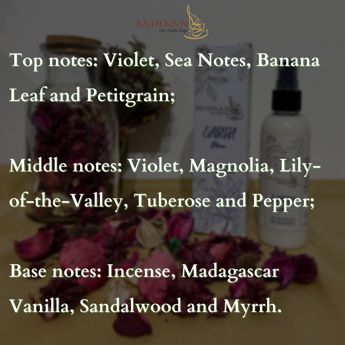 Earth (renamed as Terra) Perfume