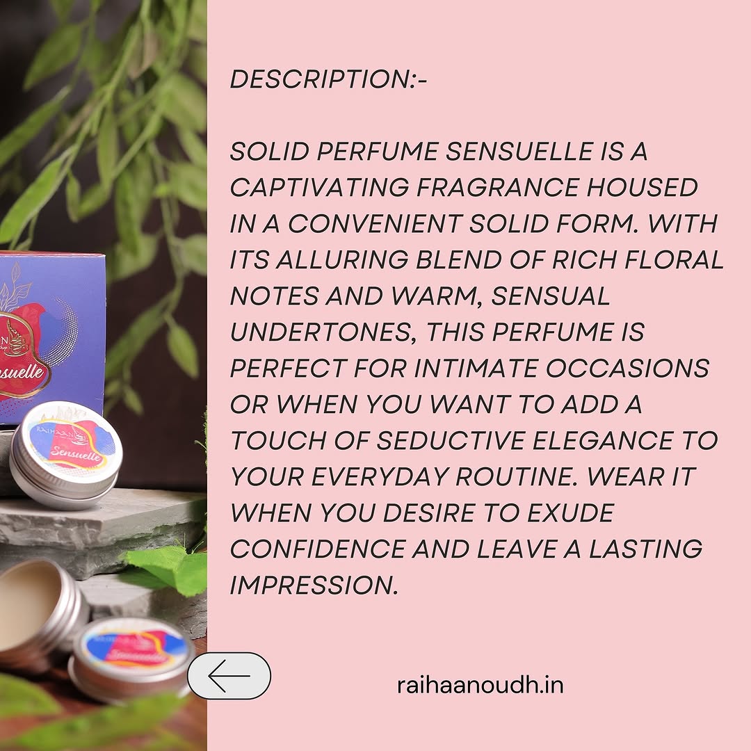 Sensuelle - Solid Perfume
